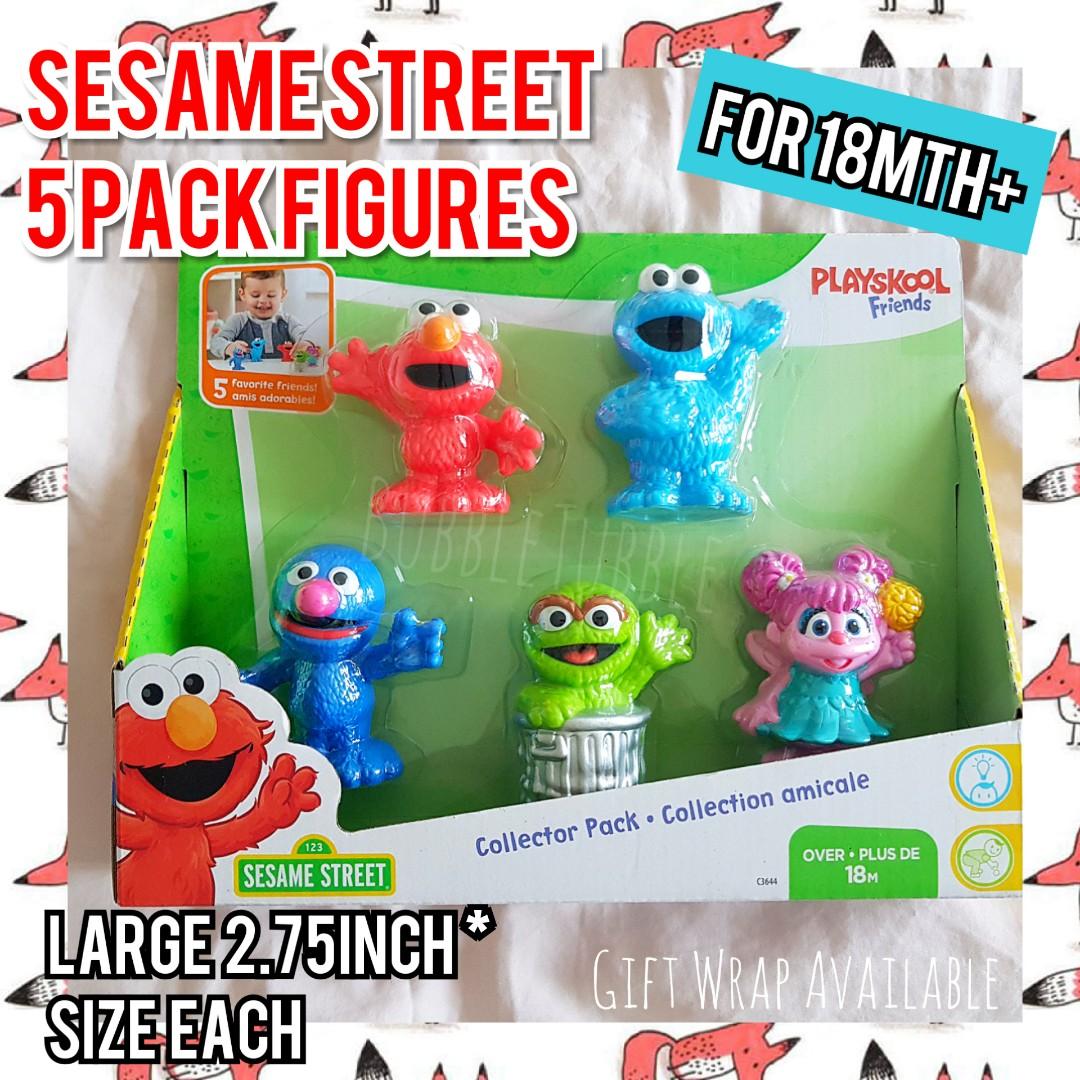 Sesame Street Kids Toy Character Figures Elmo Cookie Monster