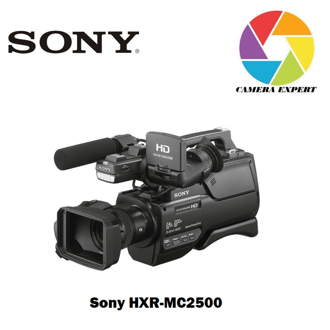 Sony HXRMC2500 Shoulder Mount AVCHD Camcorder, Photography, Cameras on