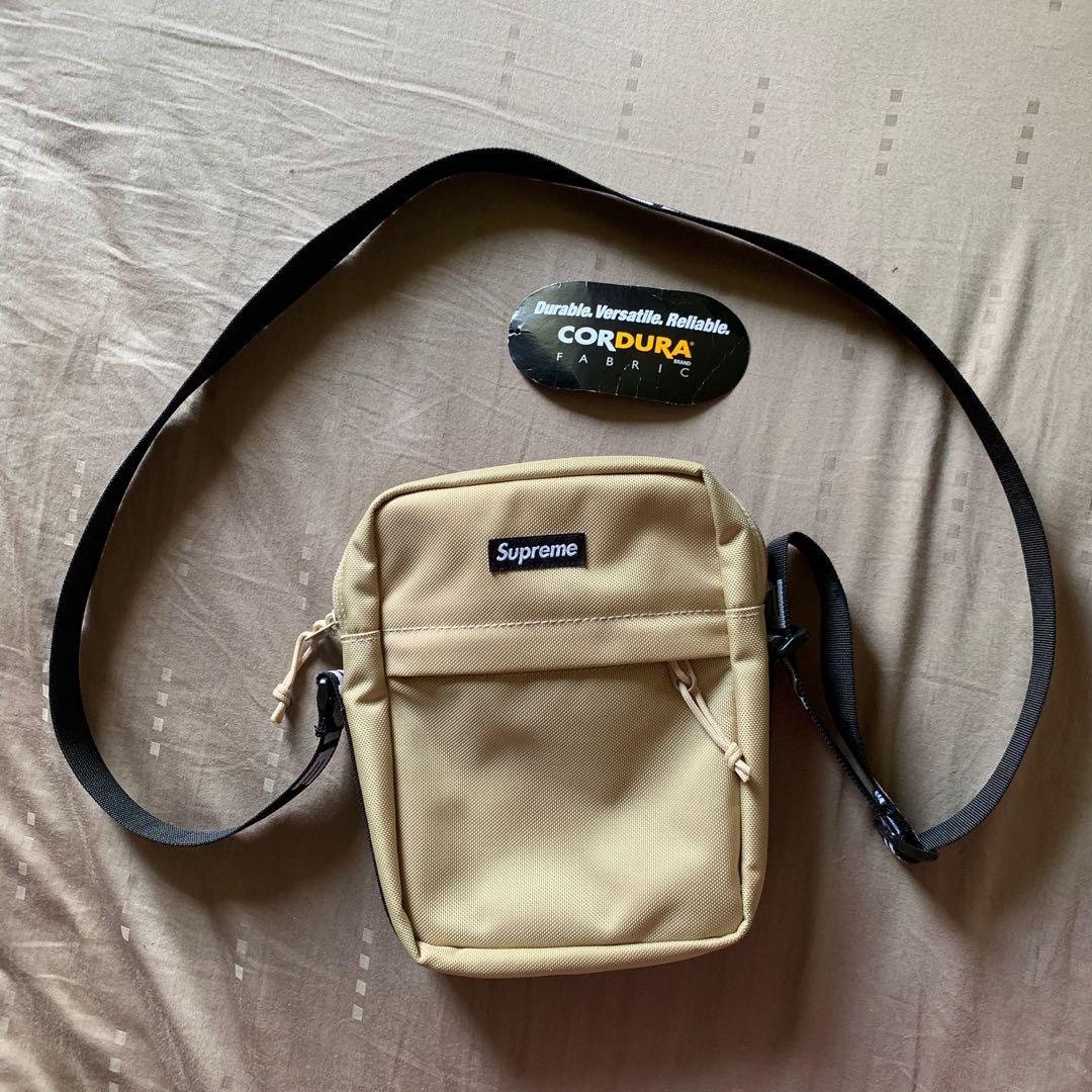 Supreme Shoulder Bag (SS18) Tan  Bags, Shoulder bag, Shoulder bag men