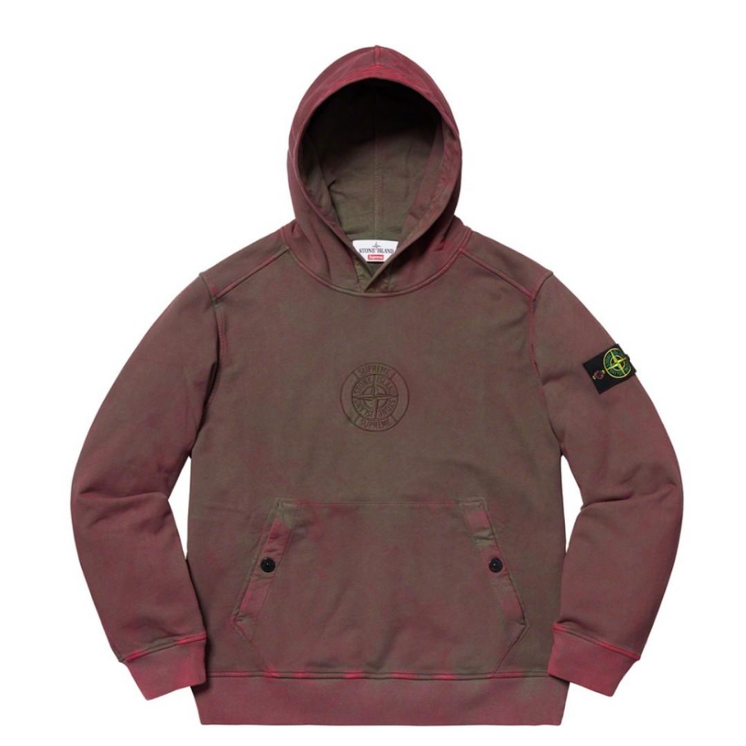 Stone island x supreme hoodie hotsell