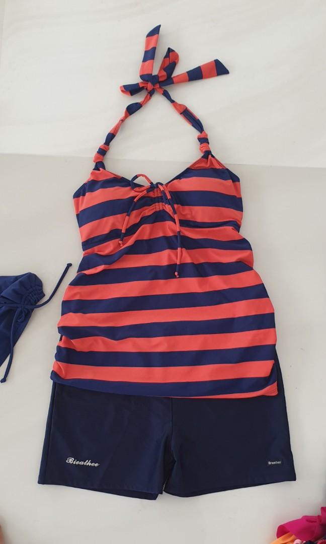 maternity swim shorts and top