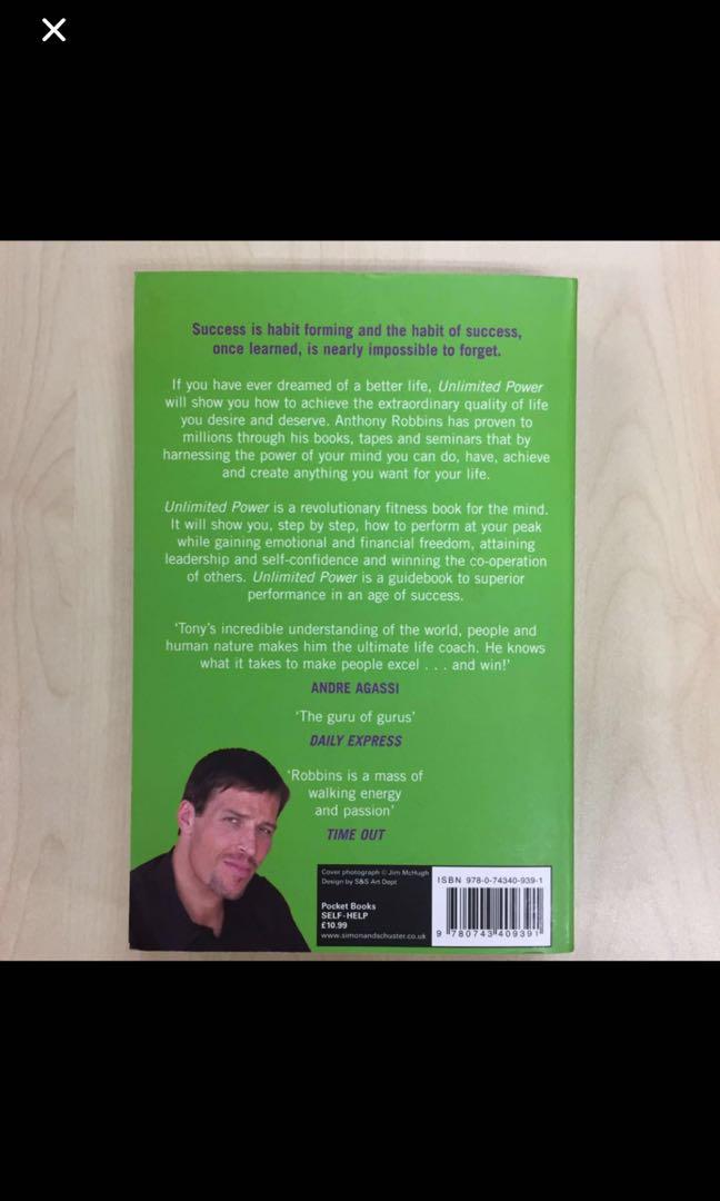 Unlimited Power The New Science Of Personal Achievement By Anthony
