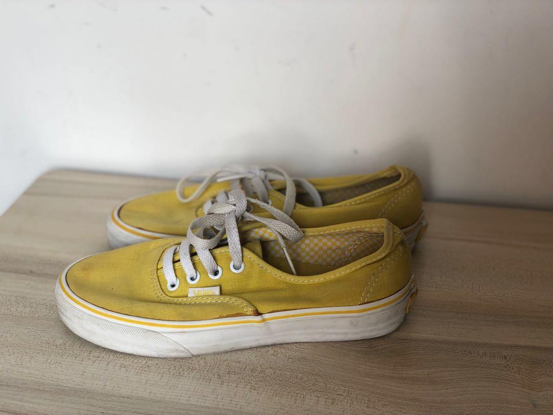 yellow vans size 5