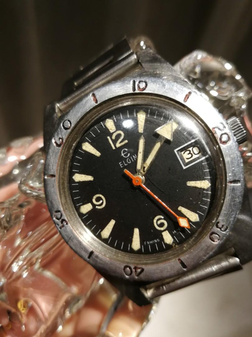 Vintage ELGIN Rolex 1655 Homage Men s Fashion Watches Accessories Watches on Carousell
