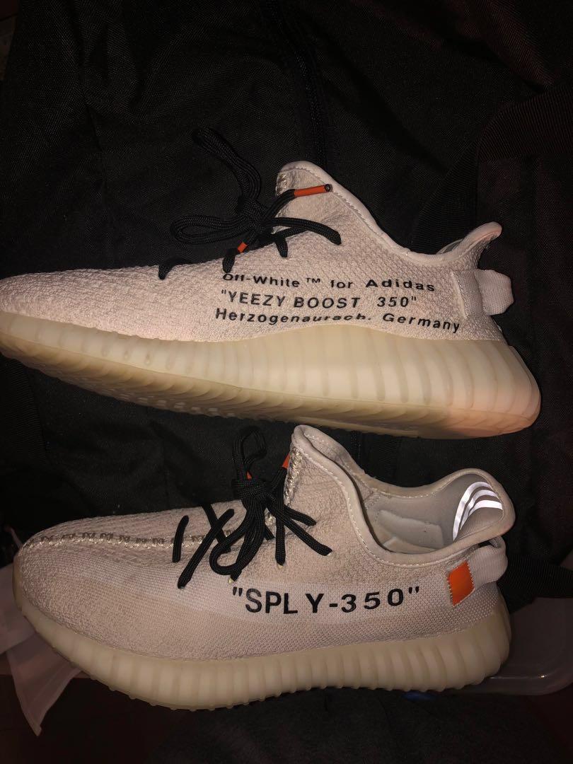 YEEZY 350 BOOST V2 OFF WHITE (Rice White), Men's Fashion, Footwear,  Sneakers on Carousell