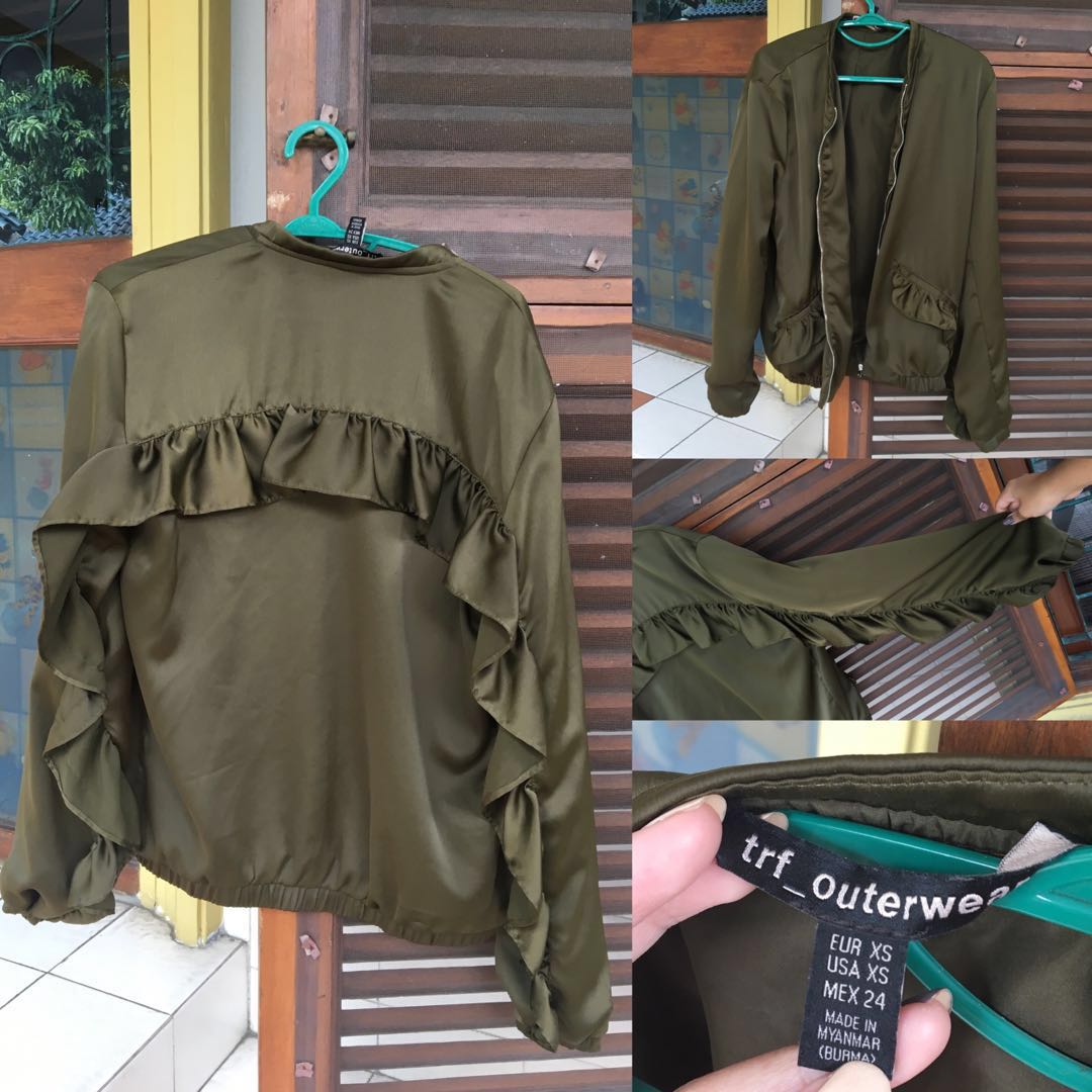 trf outerwear bomber jacket