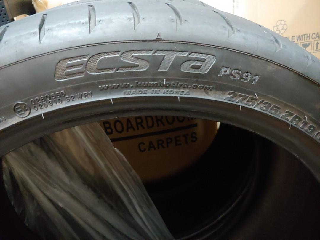 19" tyres kumho ecsta ps91 for cheap sale, Car Accessories, Tyres ...