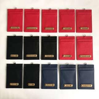Gift Lanyard Card Case Slot Office School Holder Customised Personalised Strap Travel Organizer