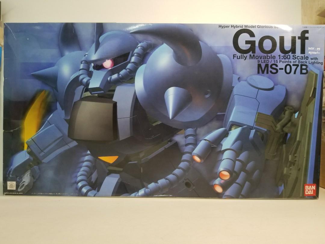 バンダイ 1/60 Hyper Hybrid Model Glorious Series MS-07B グフ 機動 ...