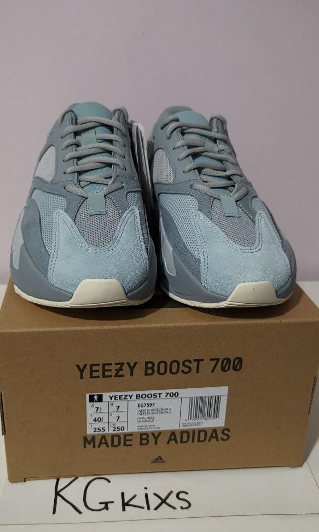 Adidas Yeezy Boost 700 Inertia Men s Fashion Footwear Sneakers on Carousell