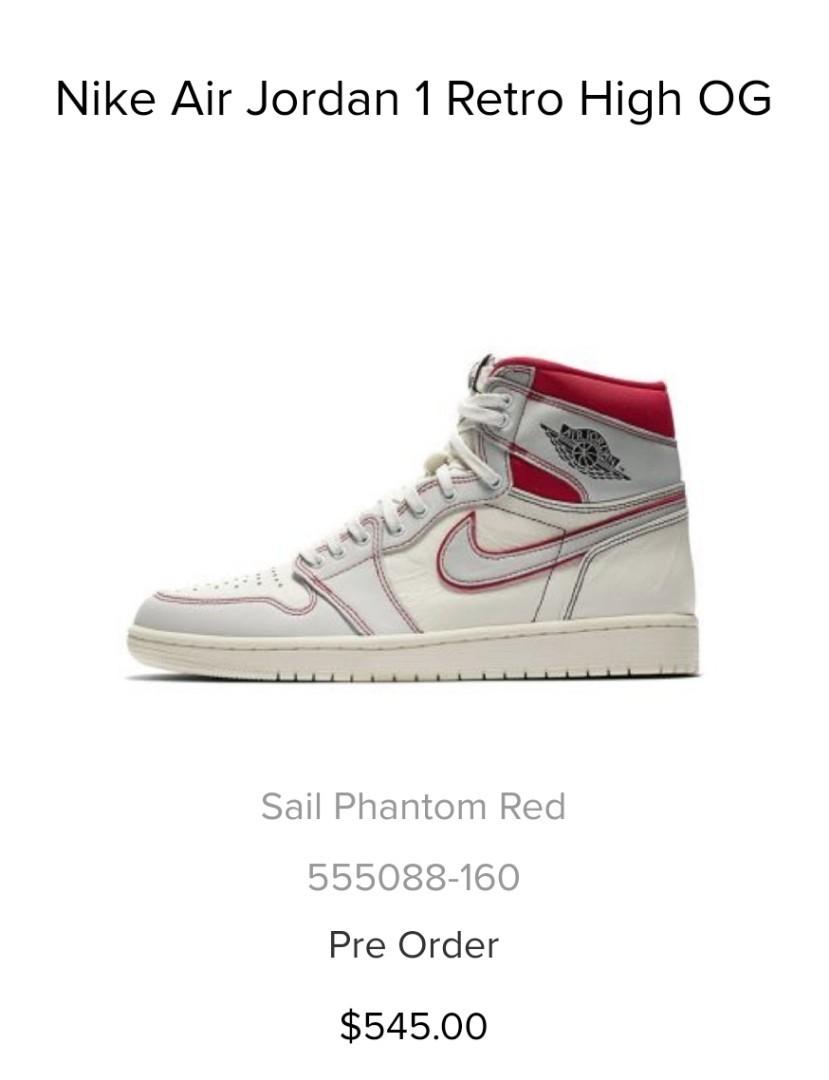 Air jordan 'aj i 1 retro high hotsell og 'phantom' (2019)