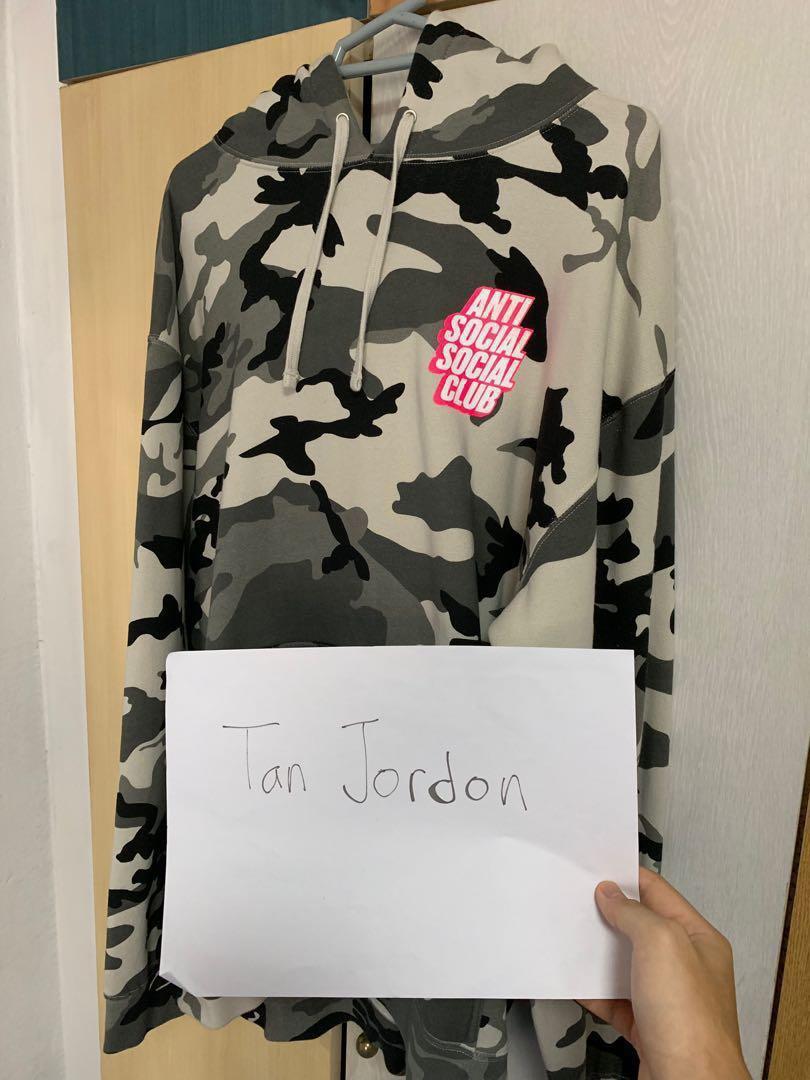 Anti Social Social Club ASSC Frozen Camo Hoodie Camo T shirt