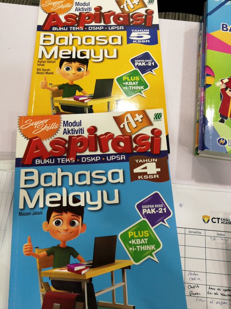 Bahasa Melayu Tahun 4 5 Buku Latihan Buku Di Carousell