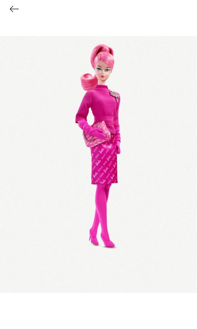 Barbie Proudly Pink doll silk stone Luxury Accessories on Carousell