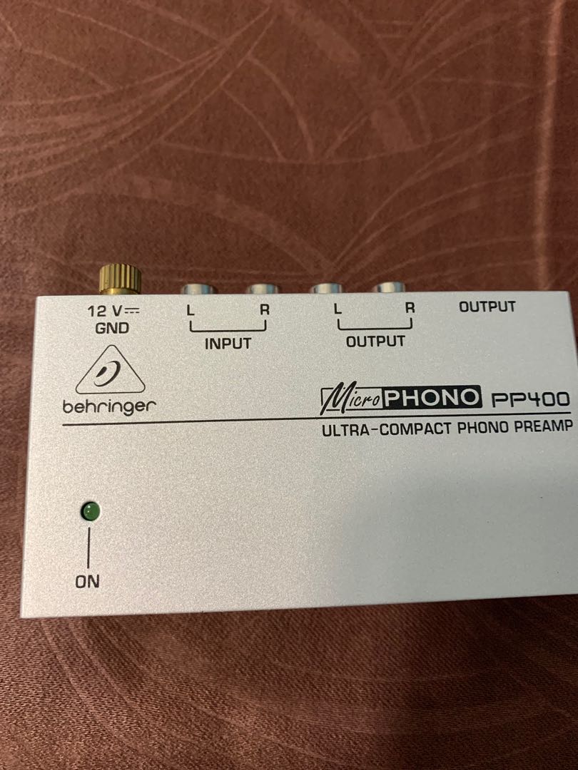 Behringer PP400 phono preamp, Audio, Other Audio Equipment on Carousell