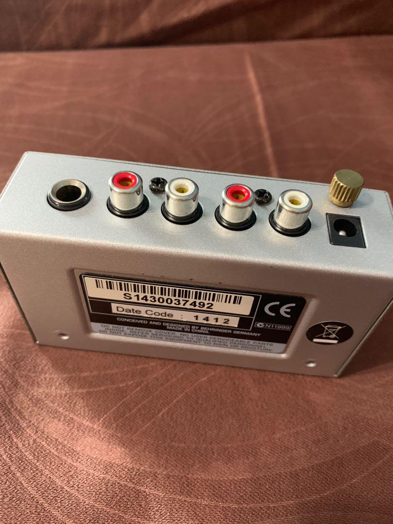 Behringer PP400 phono preamp, Audio, Other Audio Equipment on Carousell