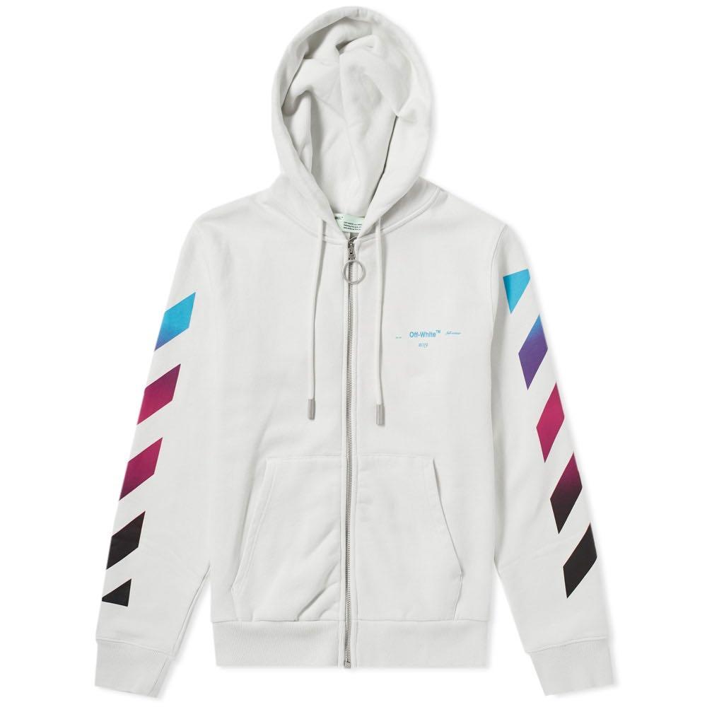Off white hoodie gradient deals