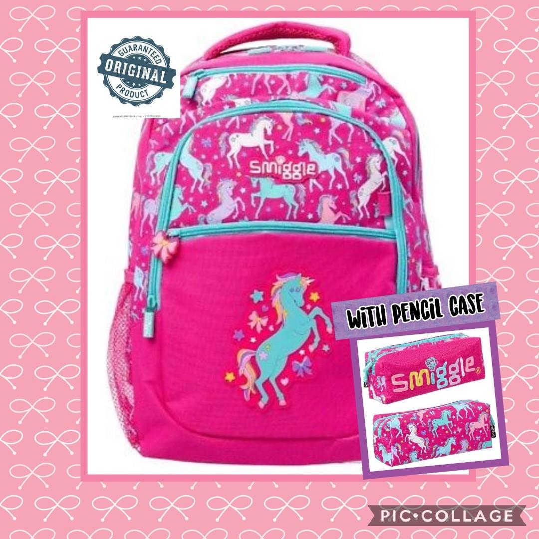 smiggle backpack pencil case