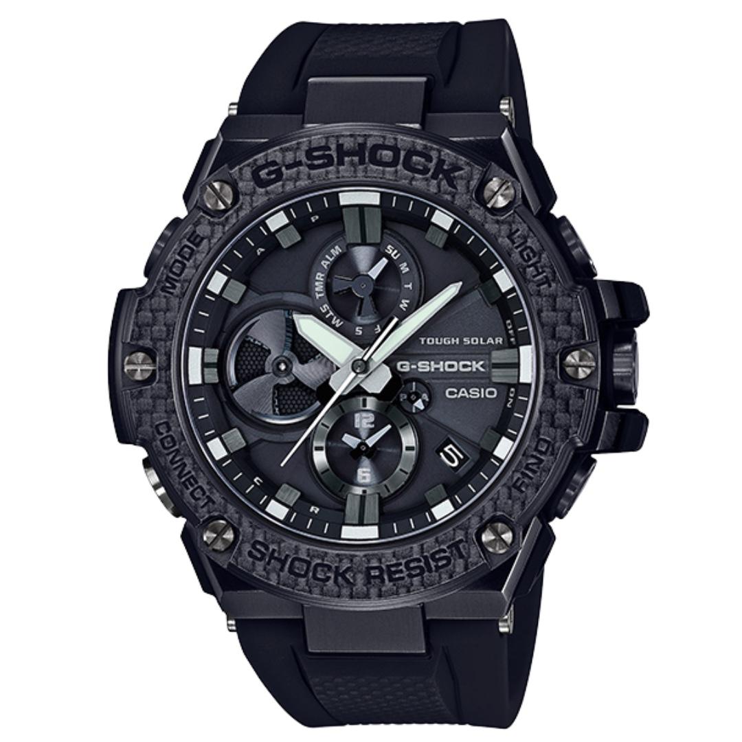 CASIO G-SHOCK GST G-STEEL series GST-B100 GST-B100X-1A 黑色樹脂錶