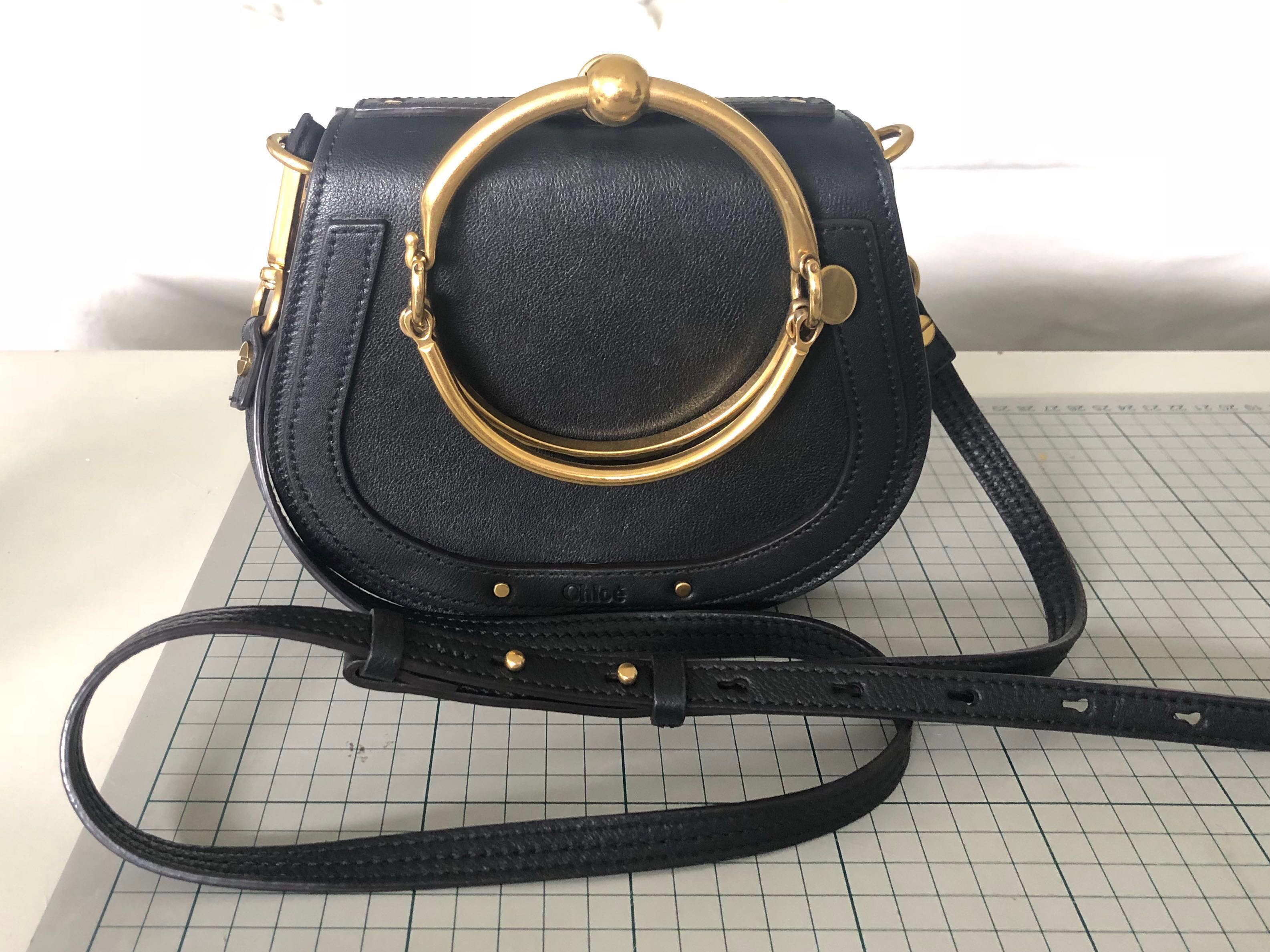 CHLOÉ Small Nile leather bracelet bag, Luxury, Bags & Wallets on Carousell