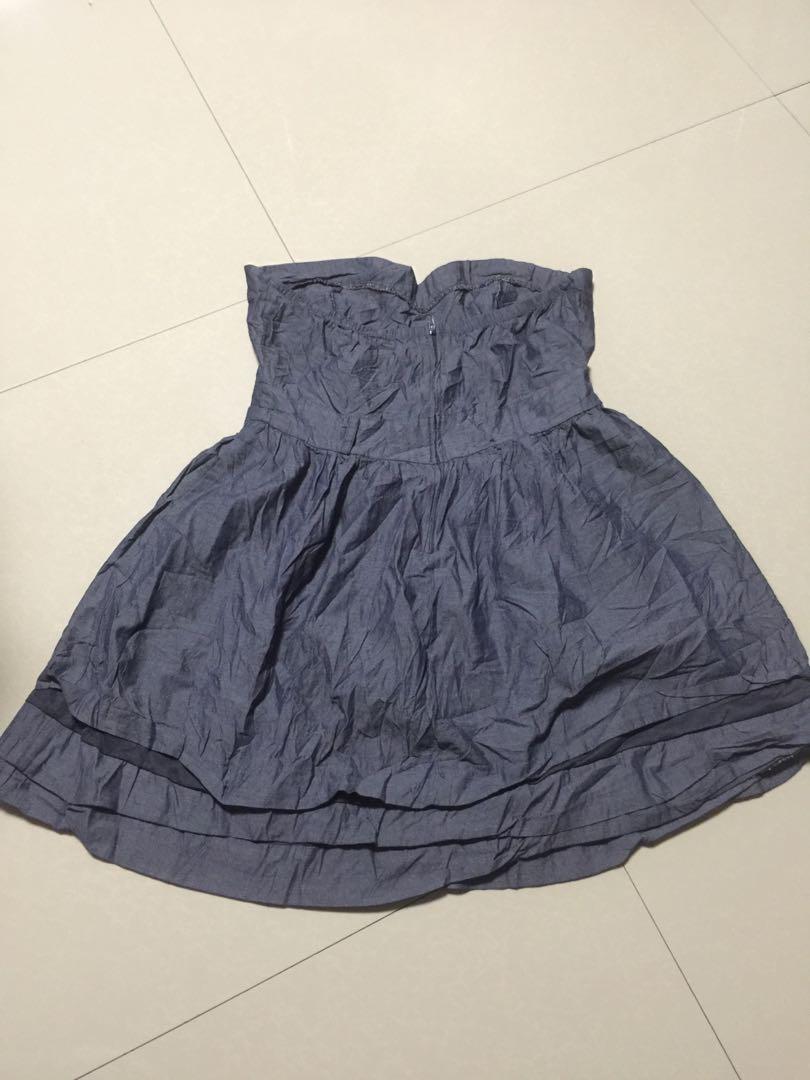 cocktail dress (Category: Evening dresses & gowns) located in Malabon City. Submitted by roxy18 (Listing ID 220551799, Image 2). Description: gray cocktail dress fits large to xl, good for casual or party dress.