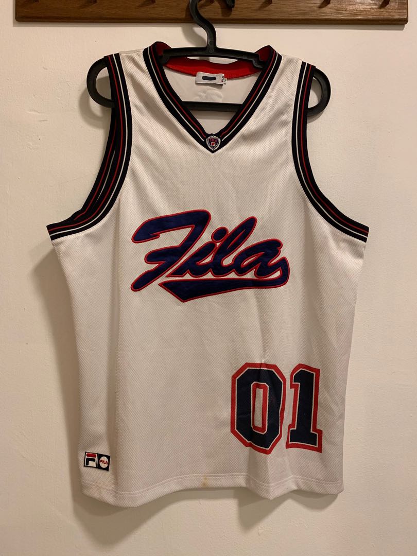 Fila basketball outlet jersey