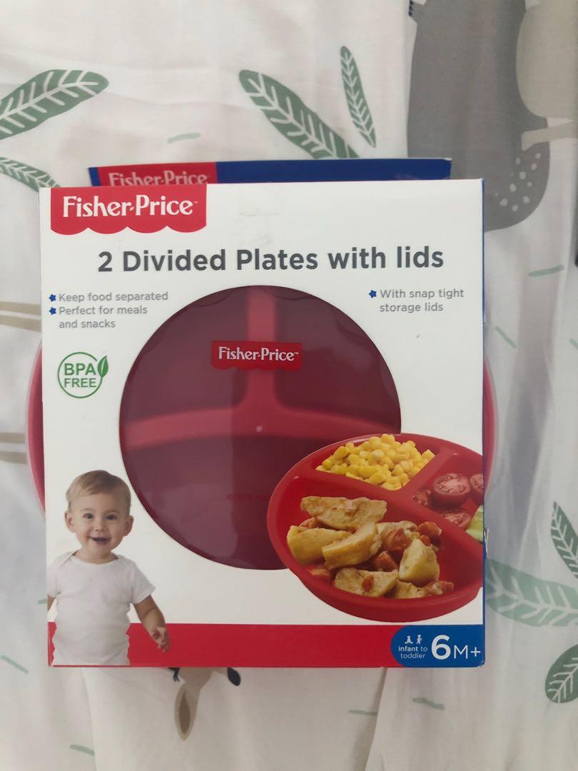 baby divided plate with lid