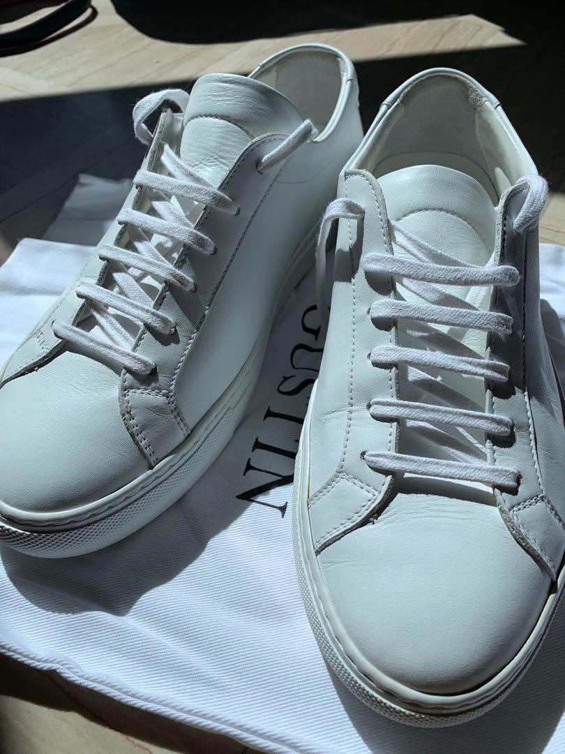 gustin white low top