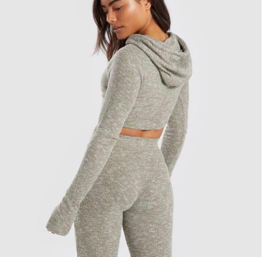 Gymshark Slounge Crop Hoodie Women s Fashion New Undergarments