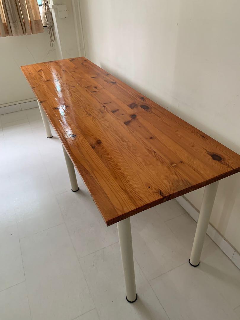 Ikea Long working table, Furniture & Home Living, Furniture, Tables & Sets on Carousell