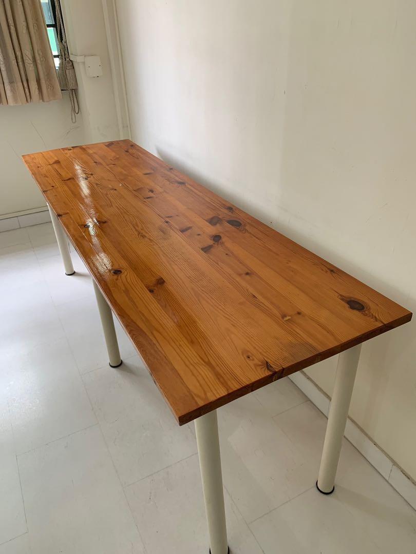 Ikea Long working table, Furniture & Home Living, Furniture, Tables & Sets on Carousell