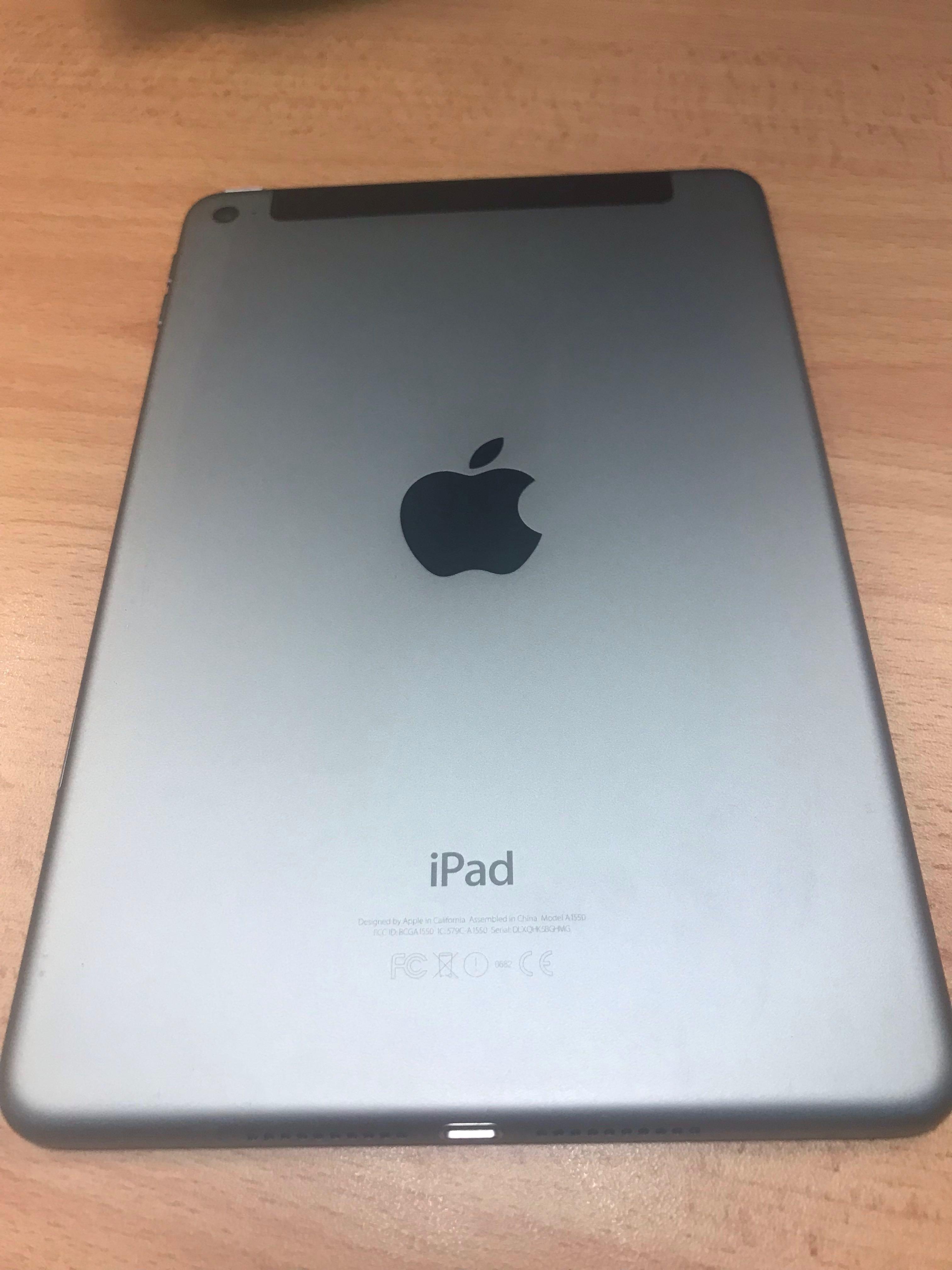 Ipad Mini 4 16gb Cellular Wifi Space Grey Mobile Phones Tablets Tablets On Carousell