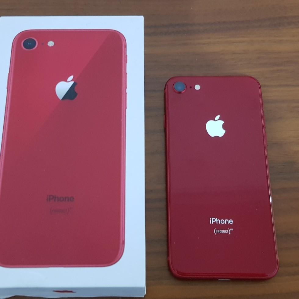 Iphone 8 Red Edition 64gb Original Telepon Seluler Tablet