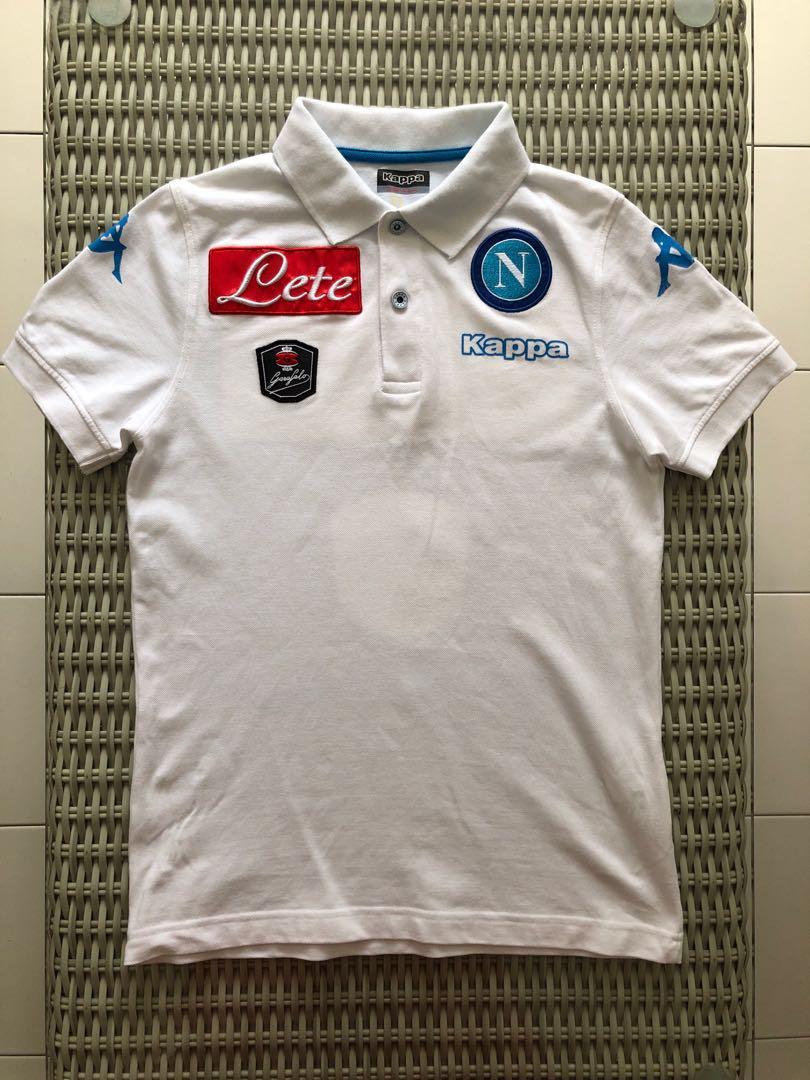 Overgang Het is de bedoeling dat plotseling Kappa 💯% Authentic white SSC Napoli polo shirt for SGD$29 (size S), Men's  Fashion, Activewear on Carousell
