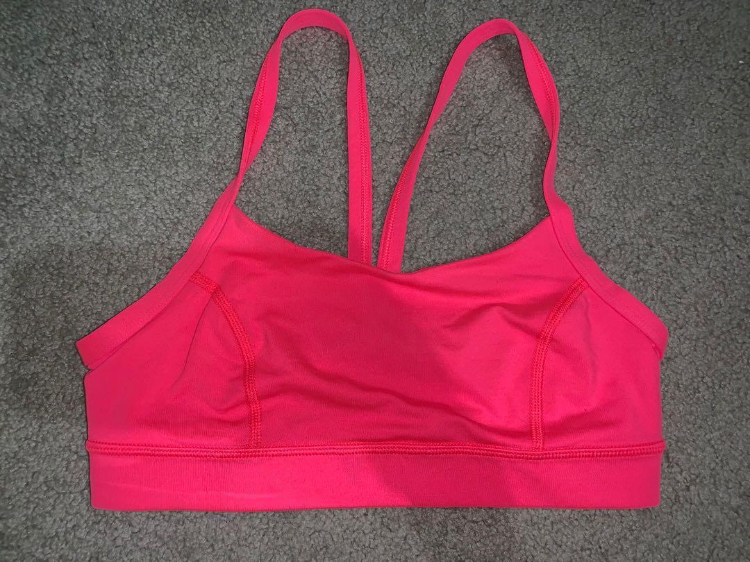 pink sports bra sizes