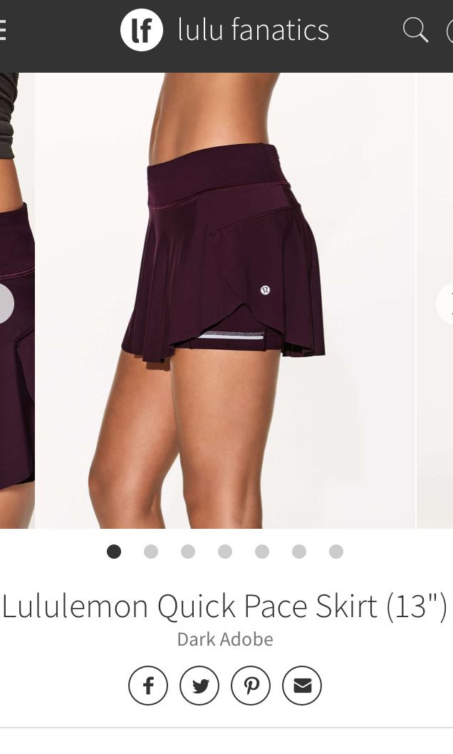 lululemon quick pace skirt