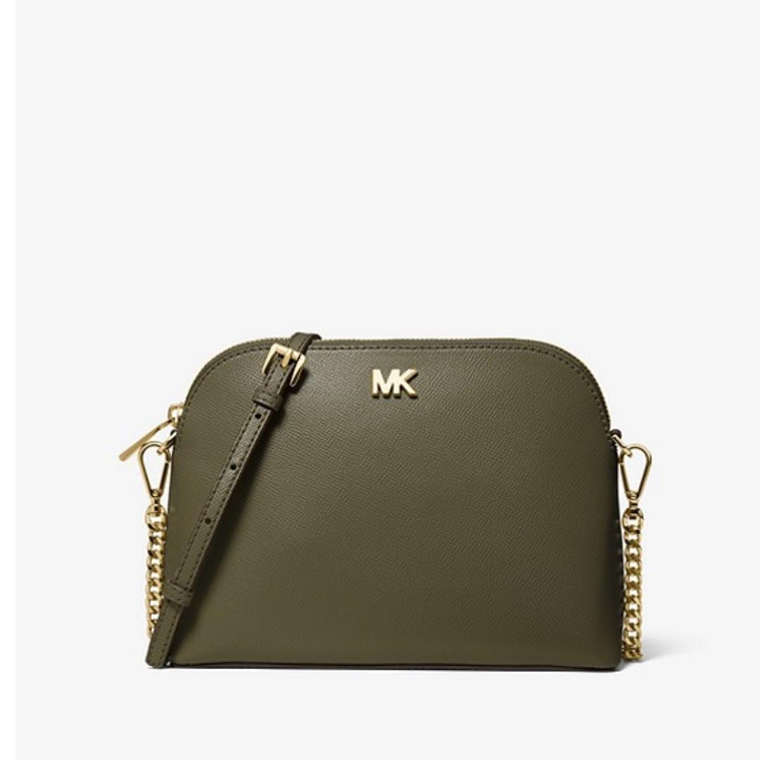 michael kors leather dome crossbody