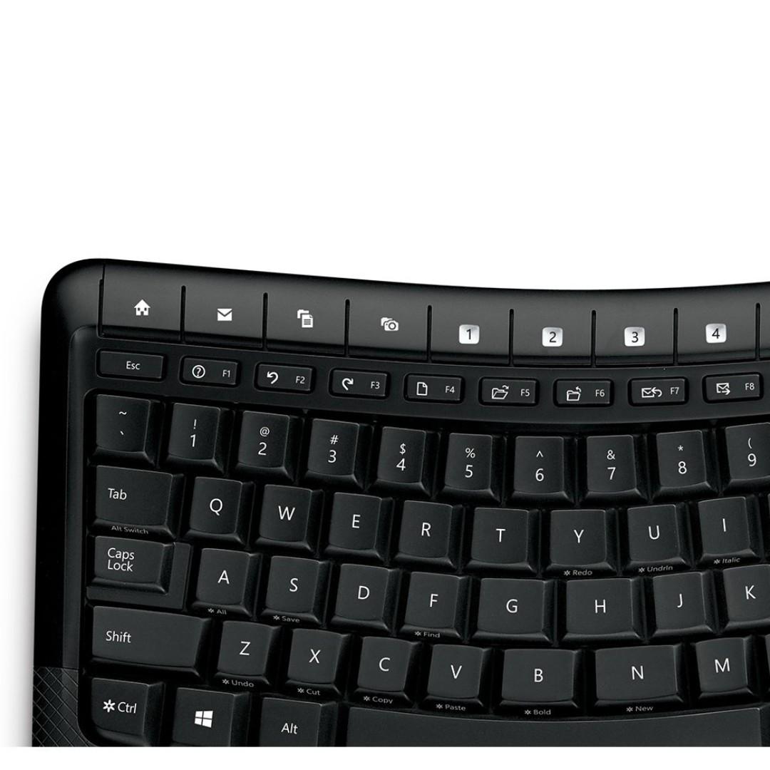 Microsoft Wireless Comfort Desktop 5050 Pp4 00001 Electronics Computer Parts Accessories On Carousell
