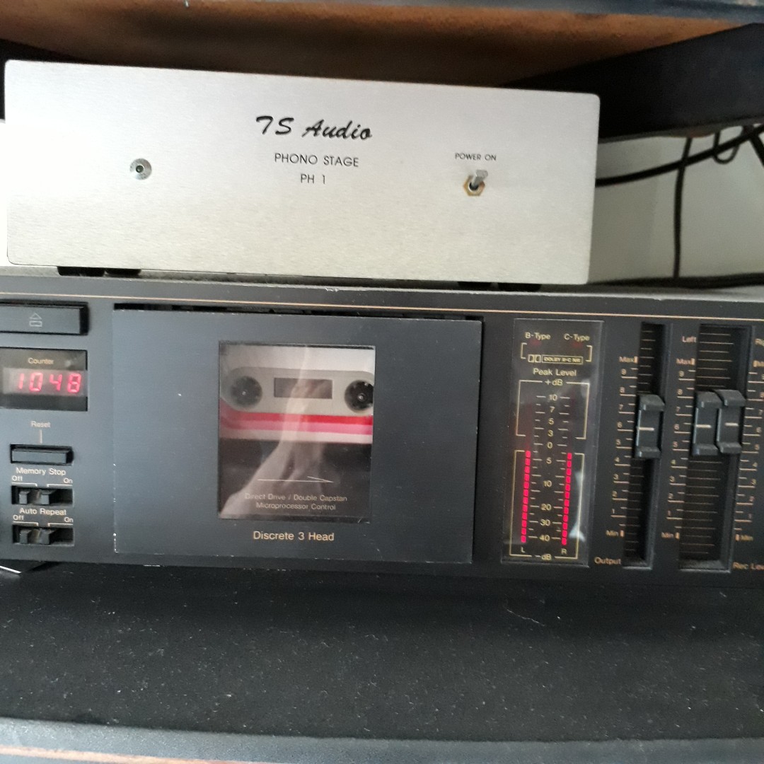 Nakamichi BX300 Cassette Deck 3Head, Belt Drive, Made In Japan