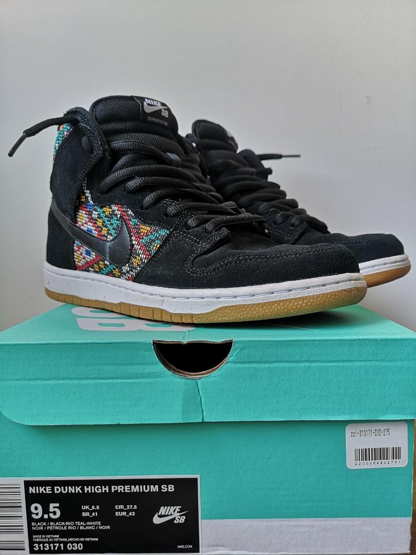 nike sb dunk high blanche