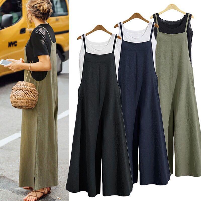 plus size flowy jumpsuit