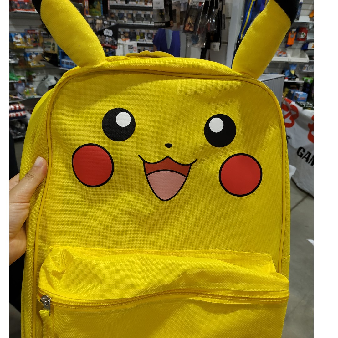 Pokemon 比卡超書包背囊pikachu Backpack 興趣及遊戲 玩具 遊戲類 Carousell