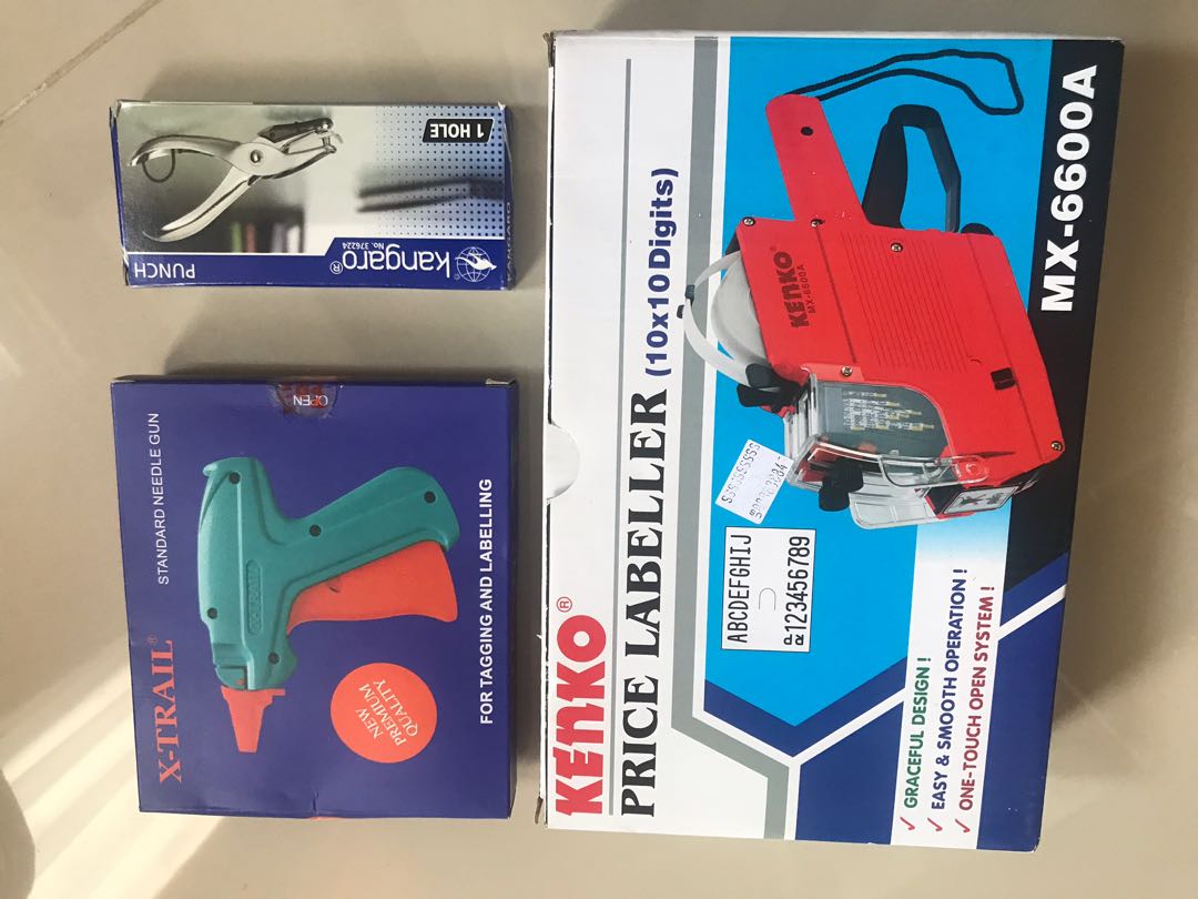 Price label 1 set dgn needle gun +hole
