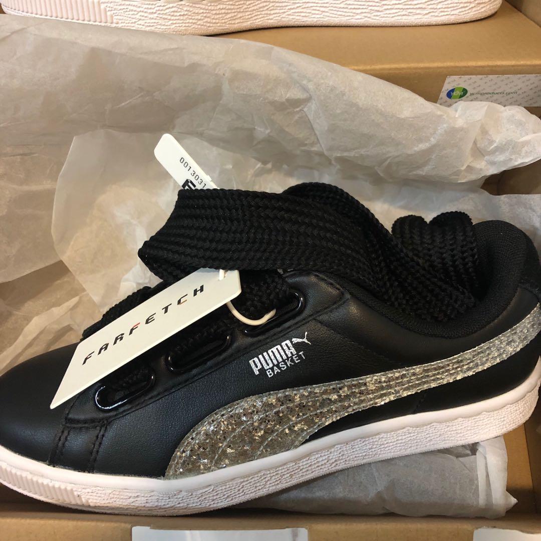 Puma basket heart glitter sneaker store