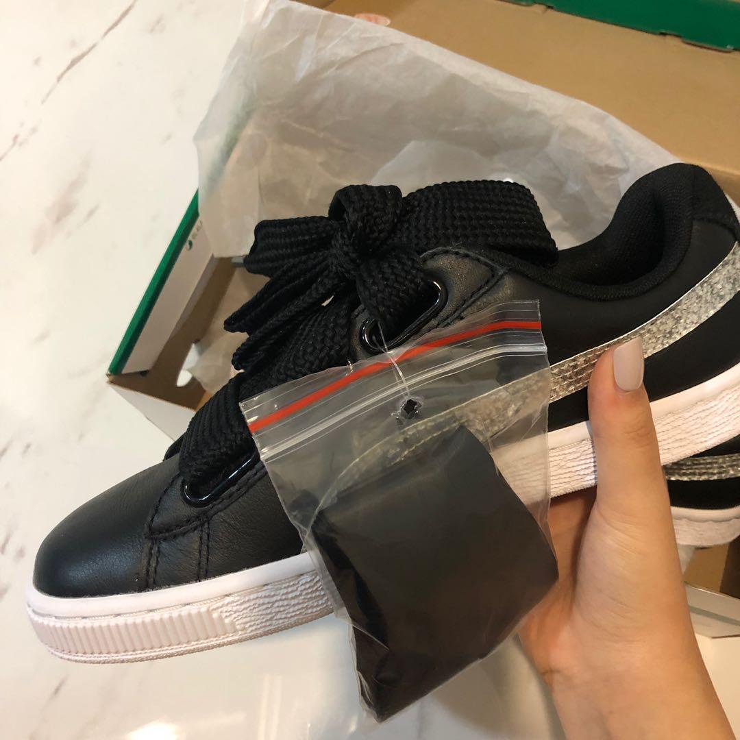 Puma basket heart glitter sneaker online