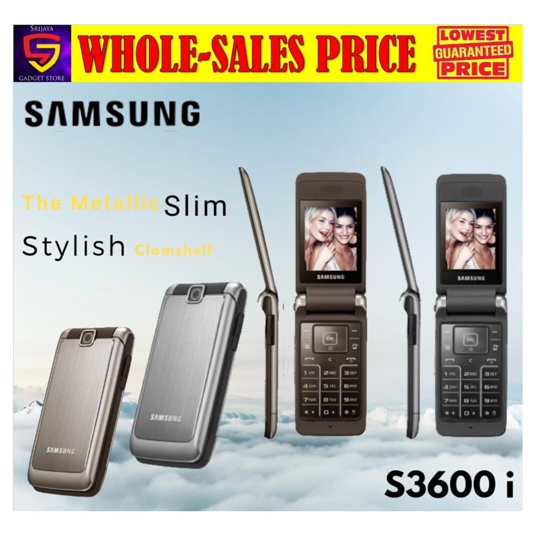 Samsung S3600i Flip Phone (Original Refurbished), Mobile Phones & Gadgets,  Mobile Phones, Android Phones, Samsung on Carousell