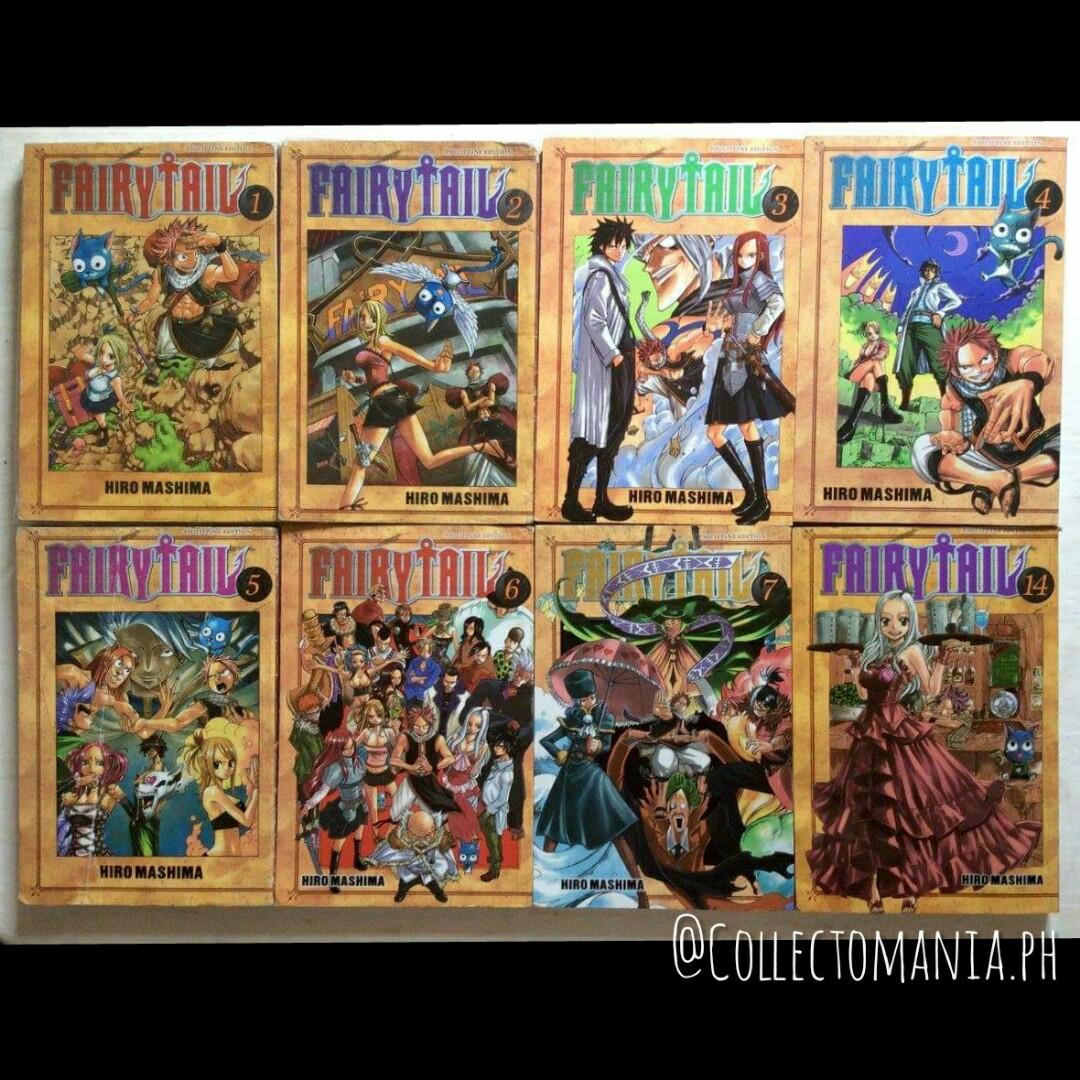 Set Fairy Tail Manga 1 7 14 Phil Edition On Carousell