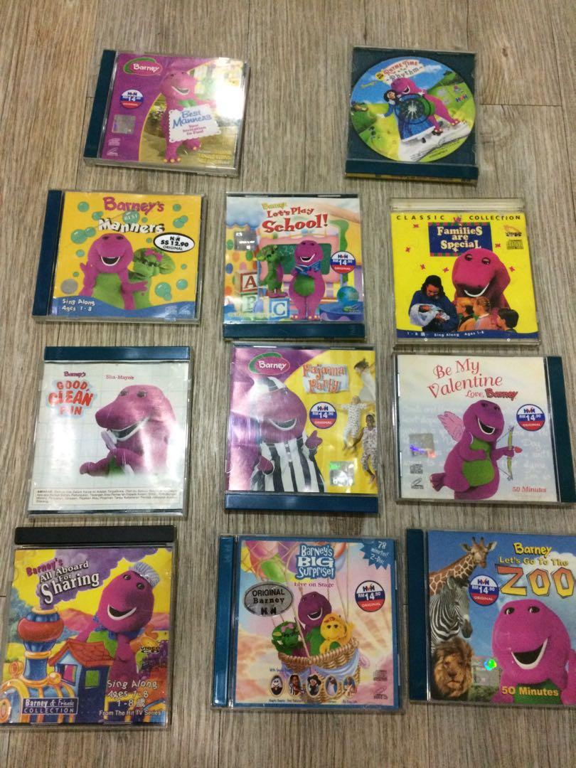 #STB50 Barney VCDs original, Babies & Kids, Bathing & Changing, Other ...
