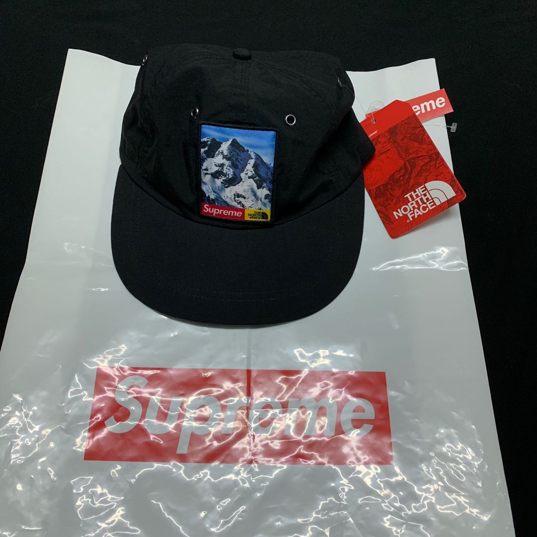 Supreme x TNF Cap (Black), Men's Fashion, Watches & Accessories, Caps