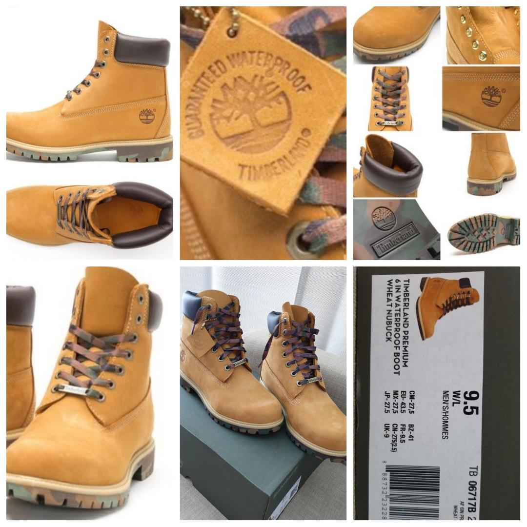 Timberland 6 inch yellow boots, Men's 